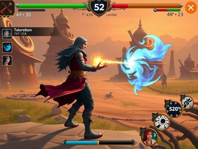 Fennel Wizard Battle gameplay screenshot showing magical combat